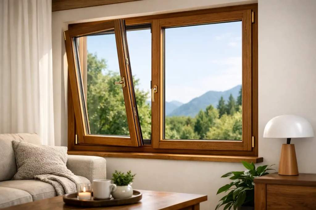 Finestre in legno per una casa più confortevole