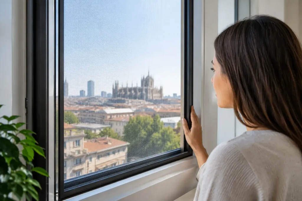 Zanzariere su misura Milano per ogni finestra